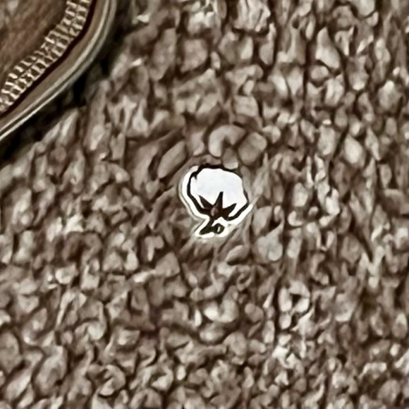 Southern Shirt Brown Sherpa Fleece Quarter-Zip Pullover – Size Small - Picture 2 of 5